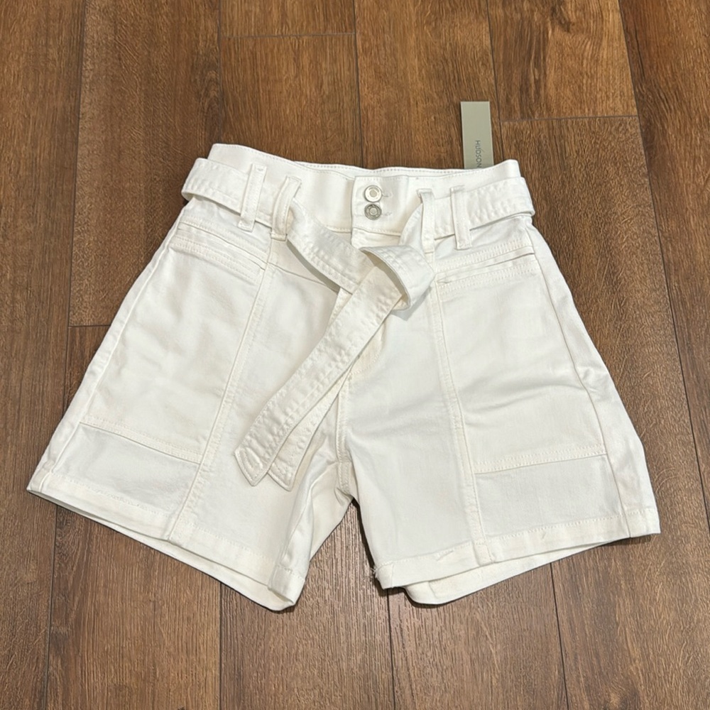 Hudson Utility Short White NWT Size 24